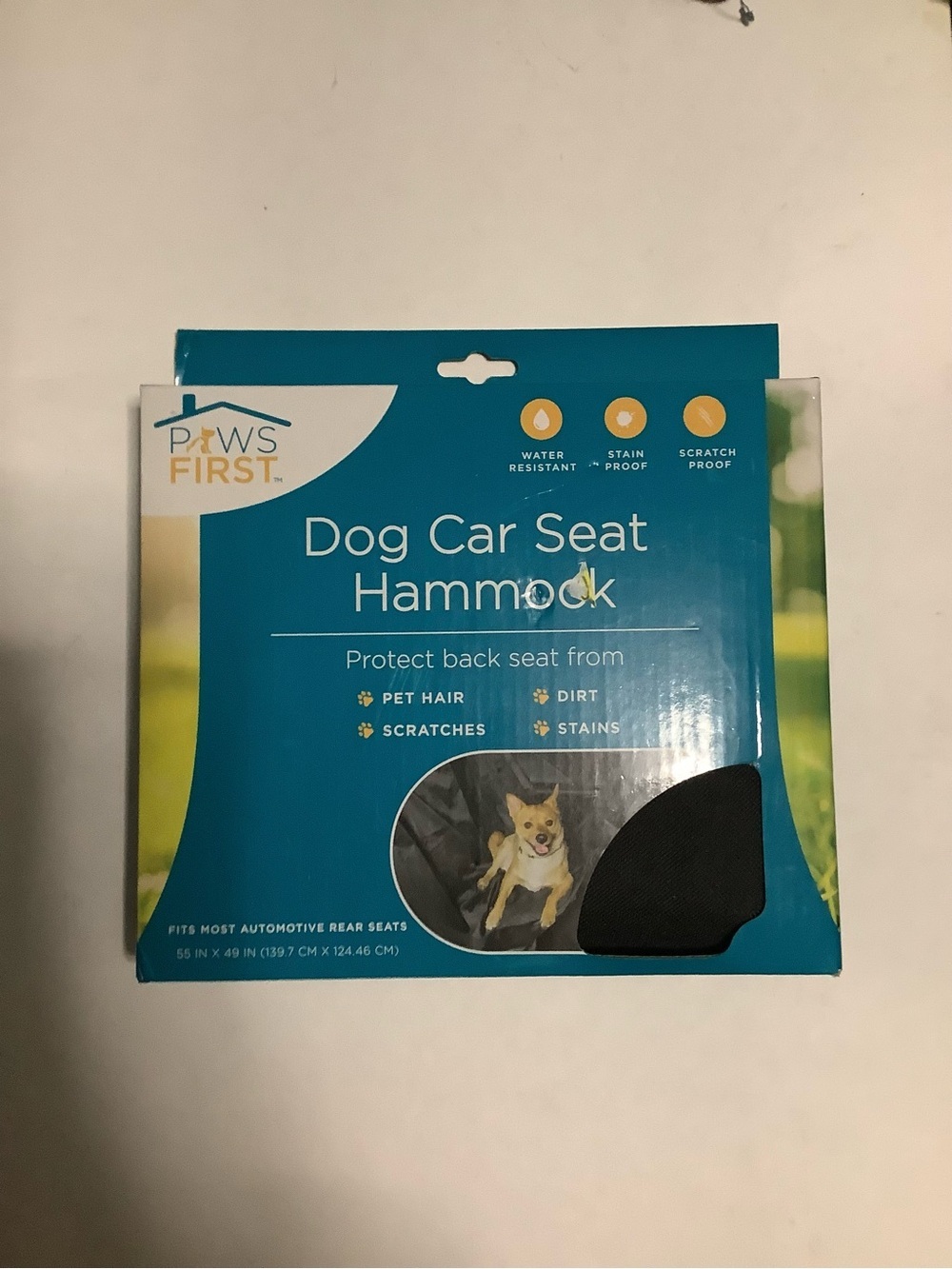 Dog Car Seat Hammock - Black